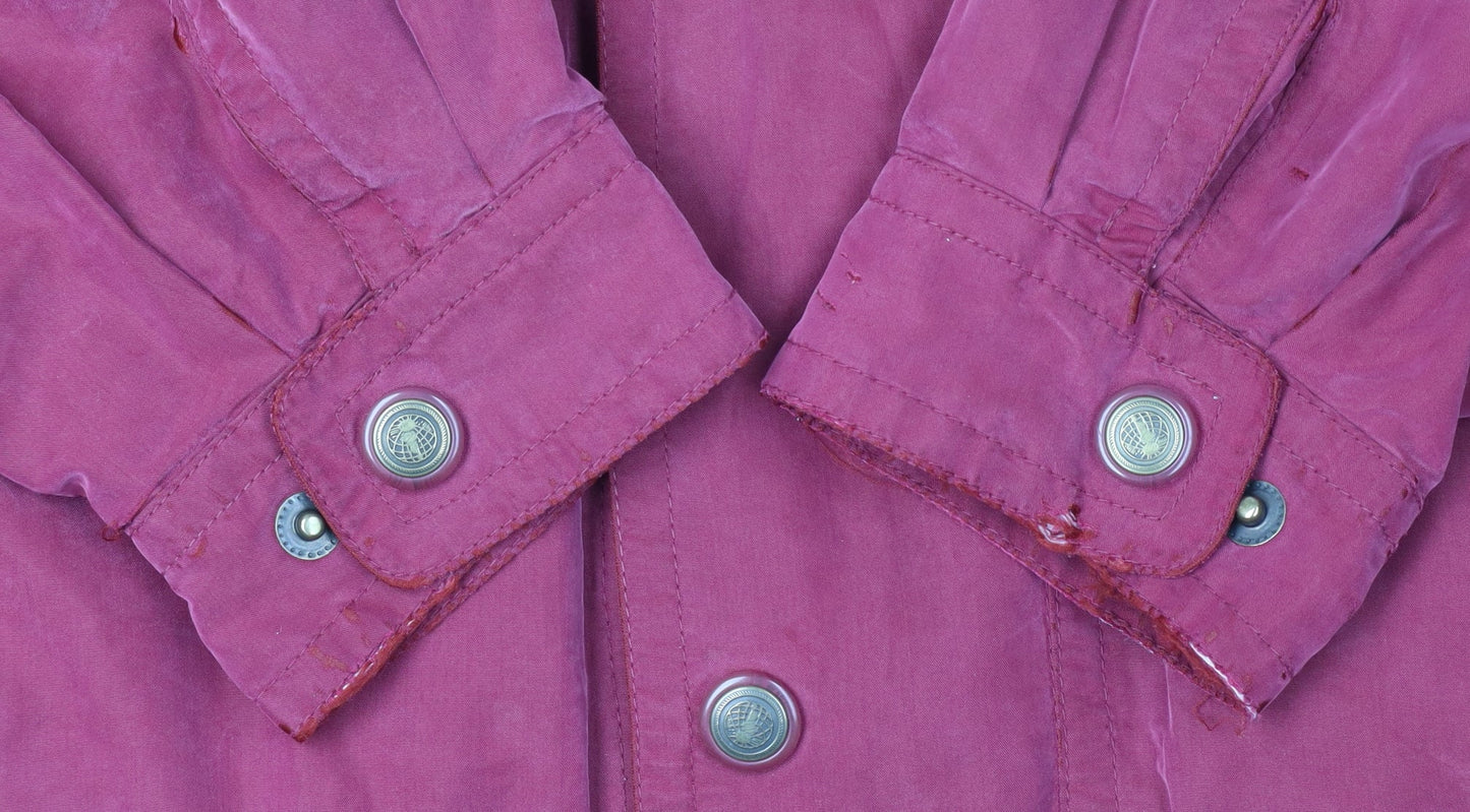 Mens UK Size L C&A Red Bomber Jacket
