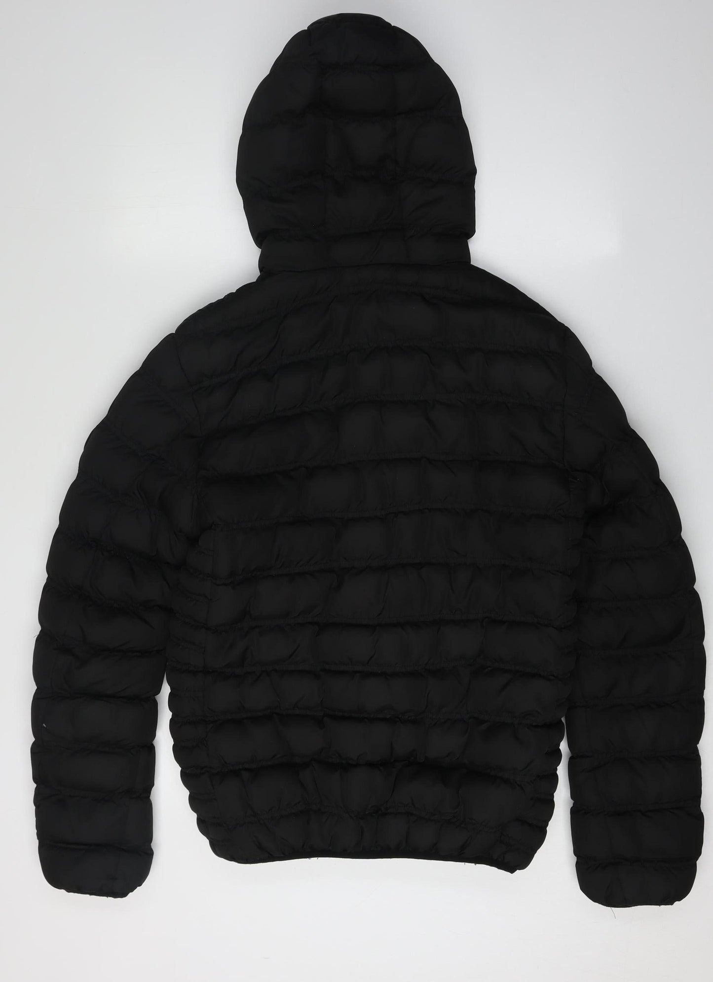 Mens UK Size S Good For Nothing Black Puffer Jacket