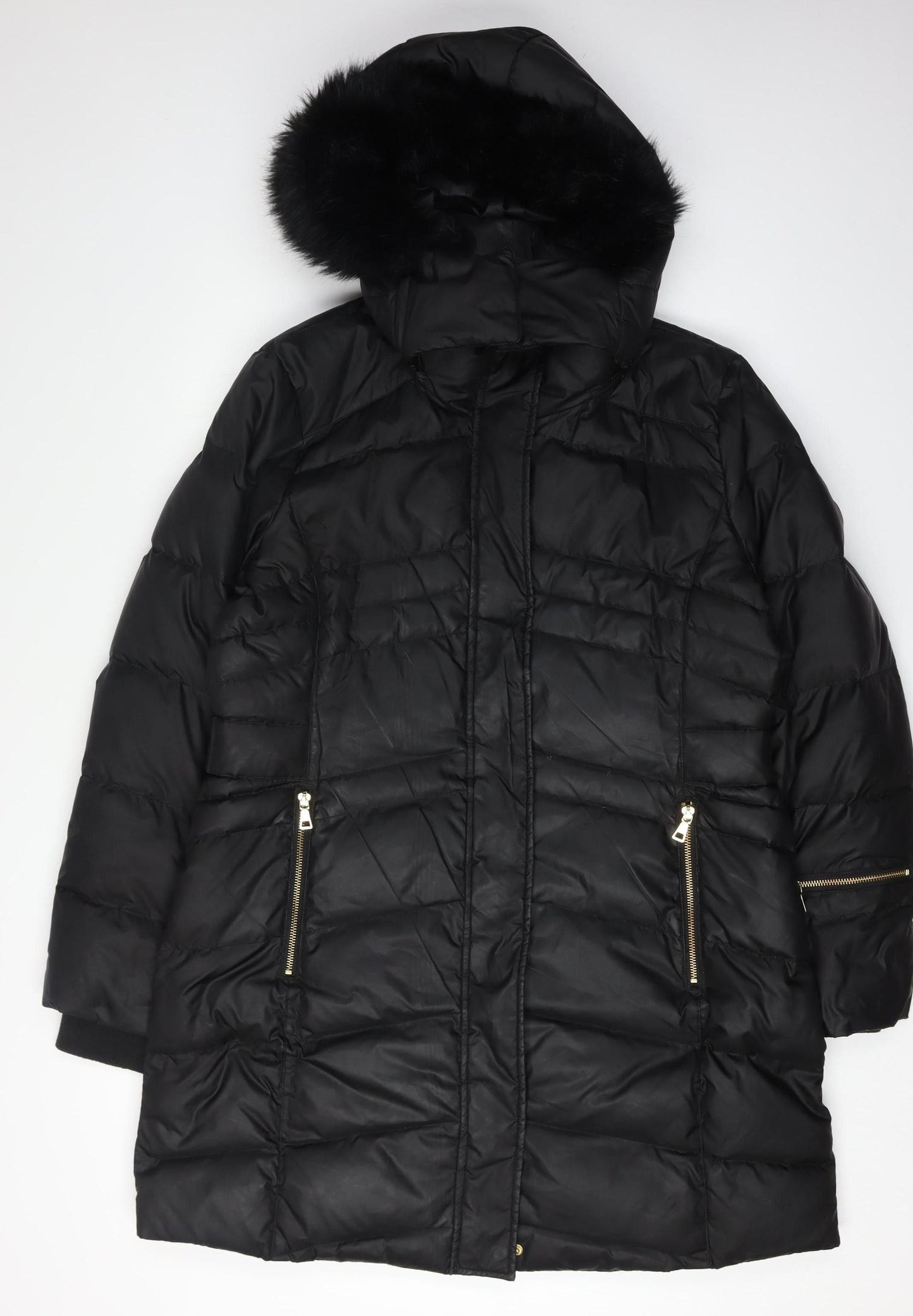 Hawke & Co Women's Black Puffer Jacket, XL, Winter Cozy