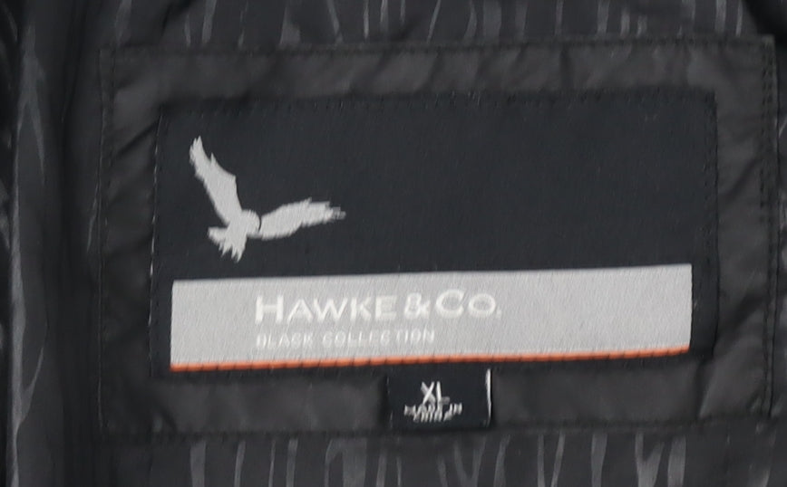 Hawke & Co Women's Black Puffer Jacket, XL, Winter Cozy