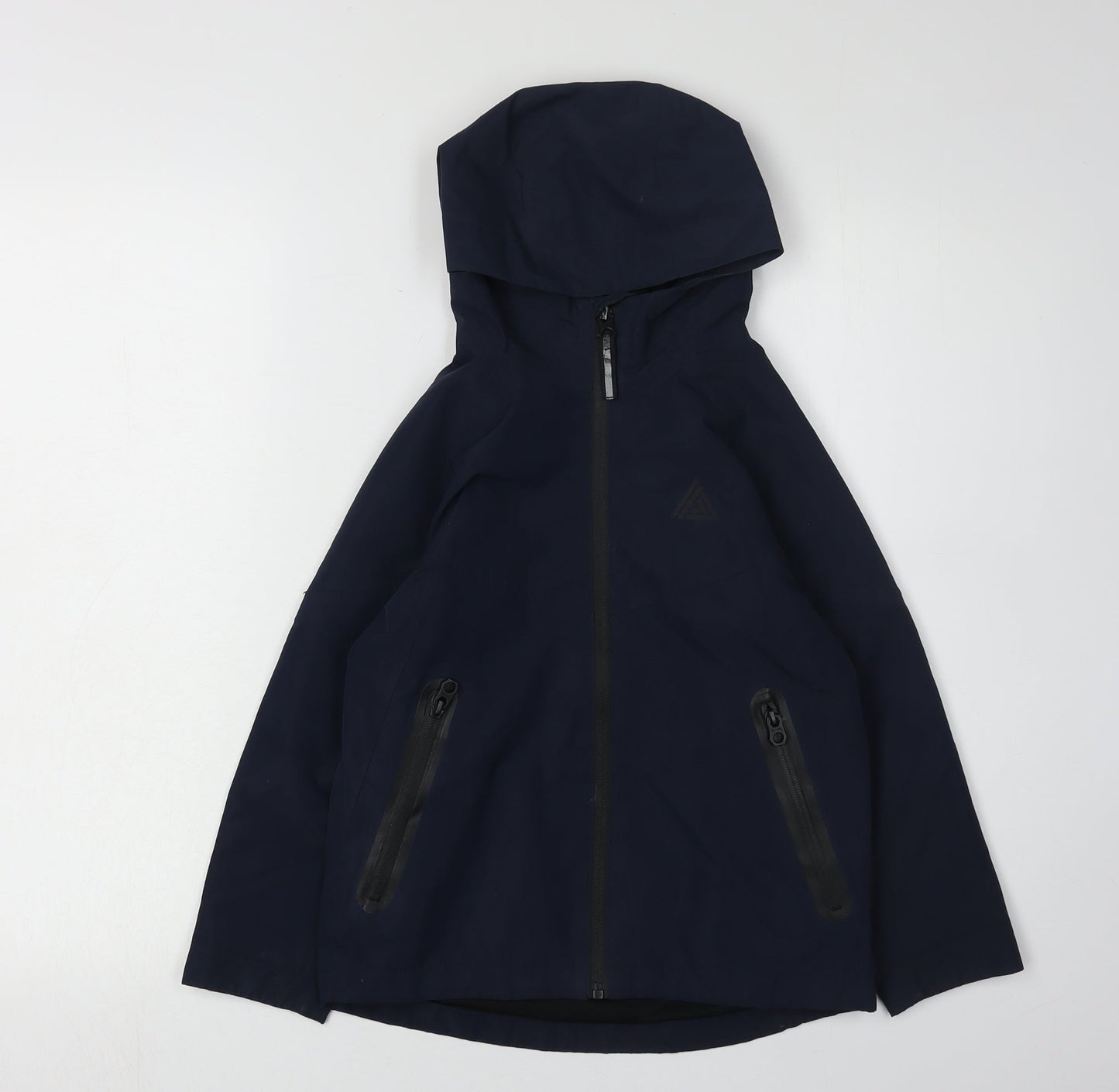 Next Boys Blue Rain Coat Size 6 Years Hooded