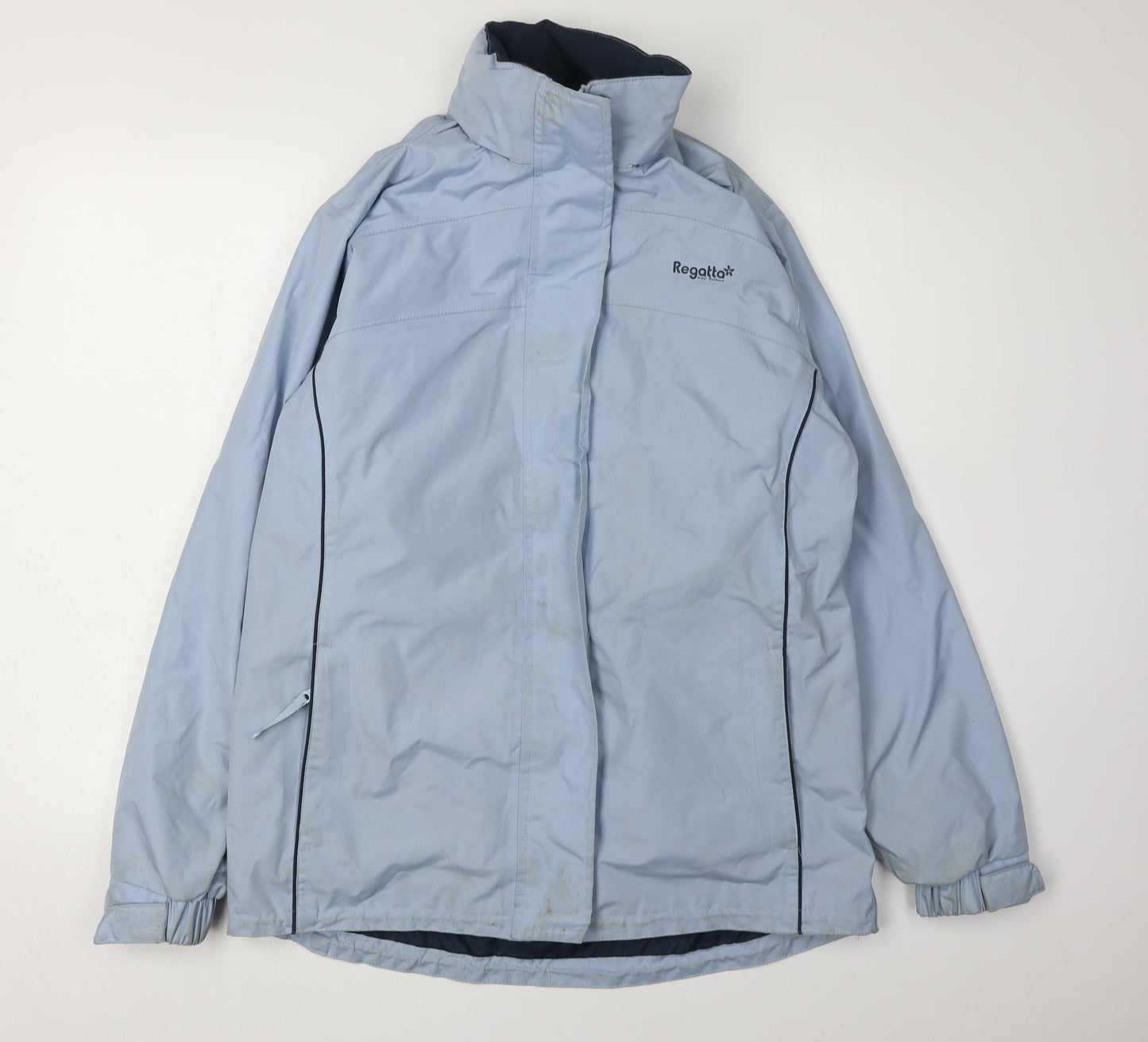 Womens UK Size 12 Regatta Blue Rain Coat