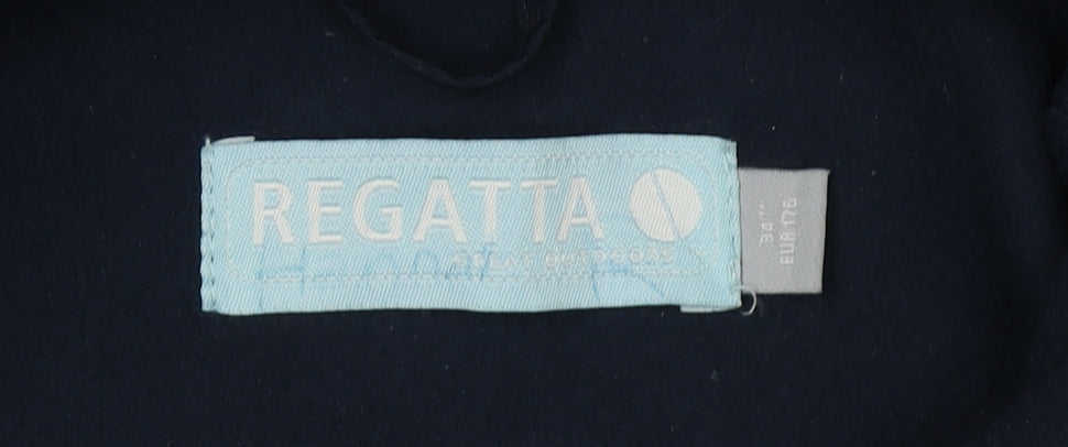 Womens UK Size 12 Regatta Blue Rain Coat
