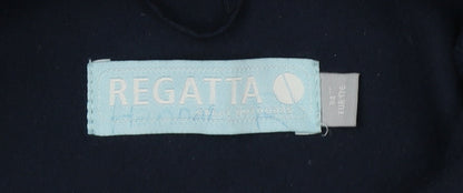 Womens UK Size 12 Regatta Blue Rain Coat