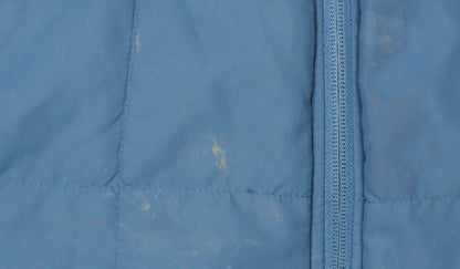 Mens UK Size L Bench Blue Bomber Jacket