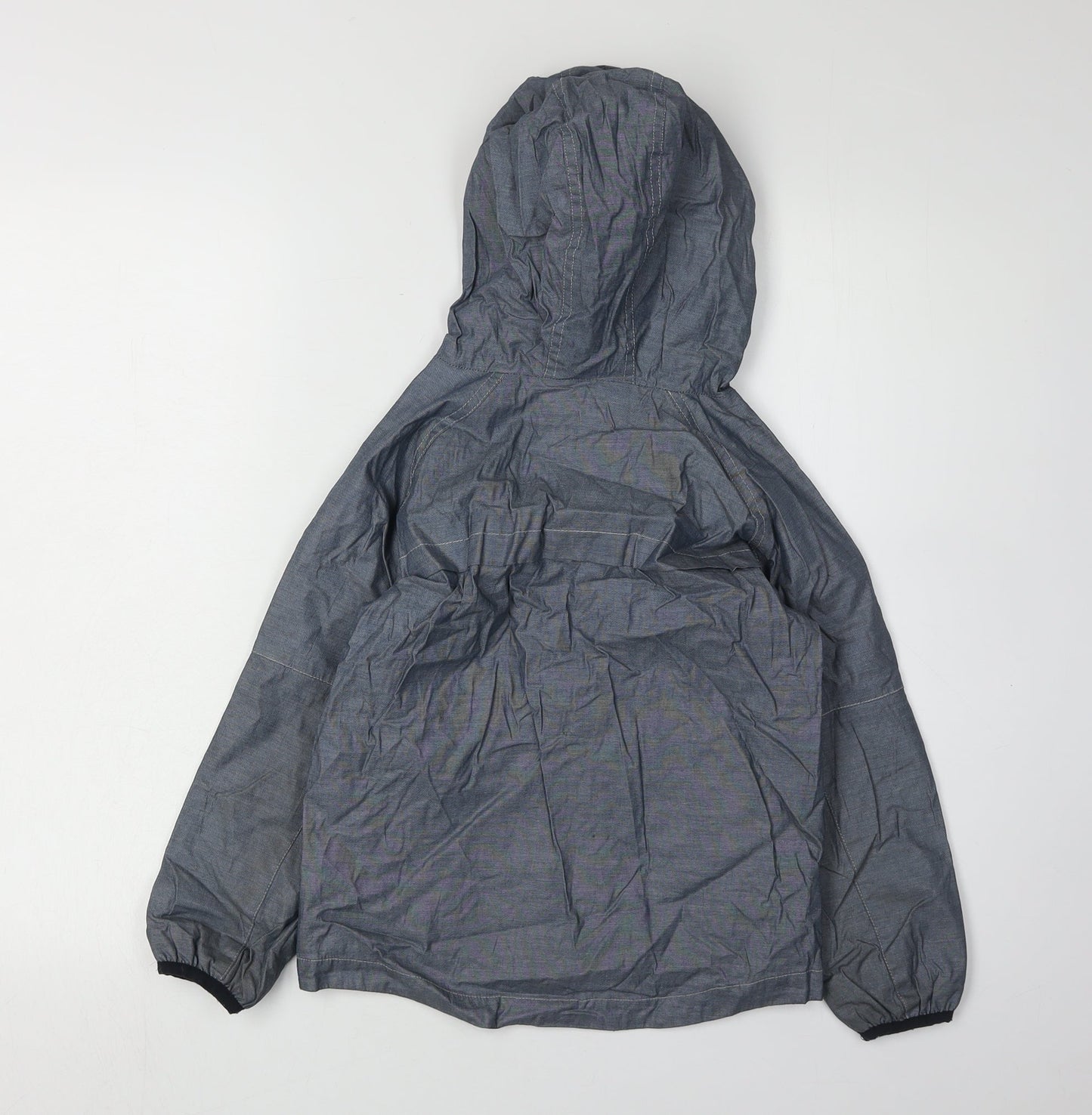 Next Boys Grey Basic Jacket 6 Years Zipped Pockets