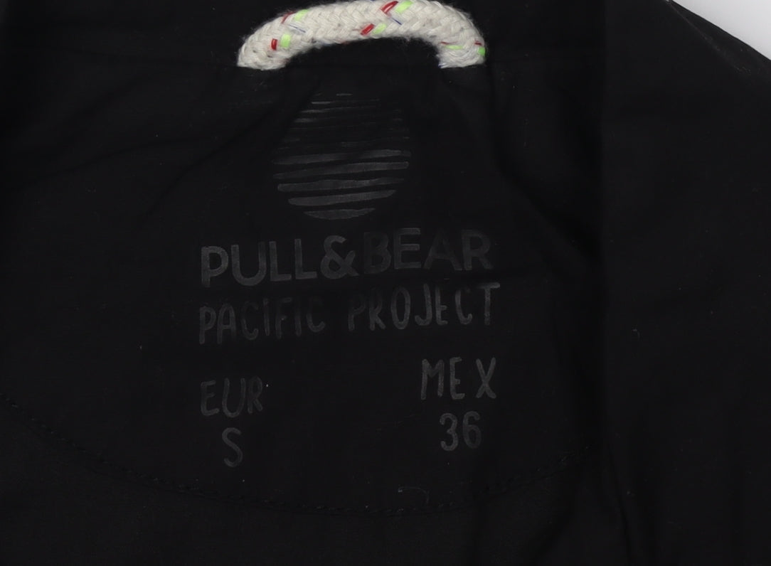 Pull & Bear Women's Black Basic Jacket S
