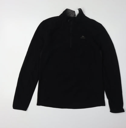 Mens UK Size M DECATHLON Black Pullover Sweatshirt