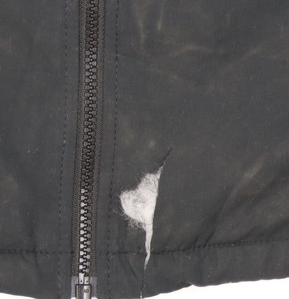 Jack & Jones Boys Black 11 Years Hooded Puffer Jacket
