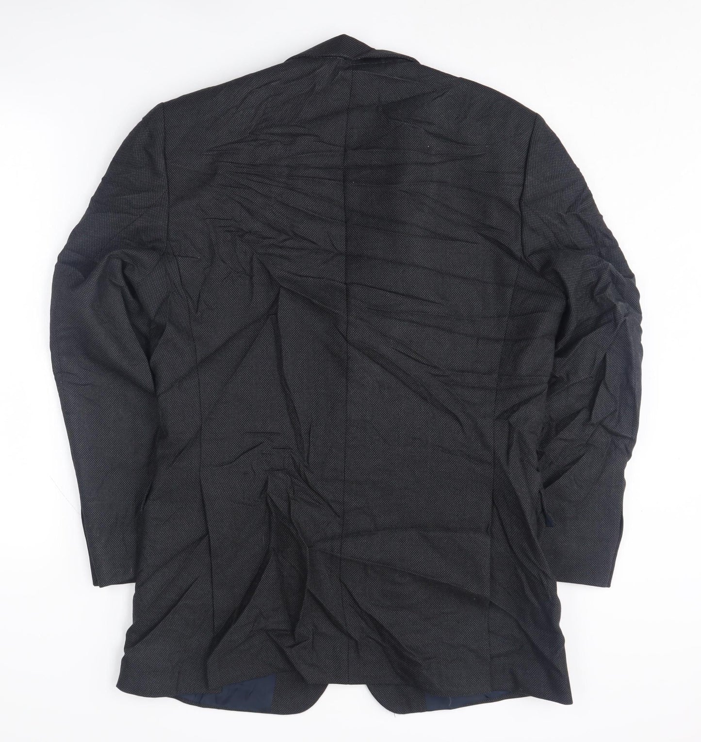 Mens UK Size 38 Roderick Charles Regular Black Suit Jacket