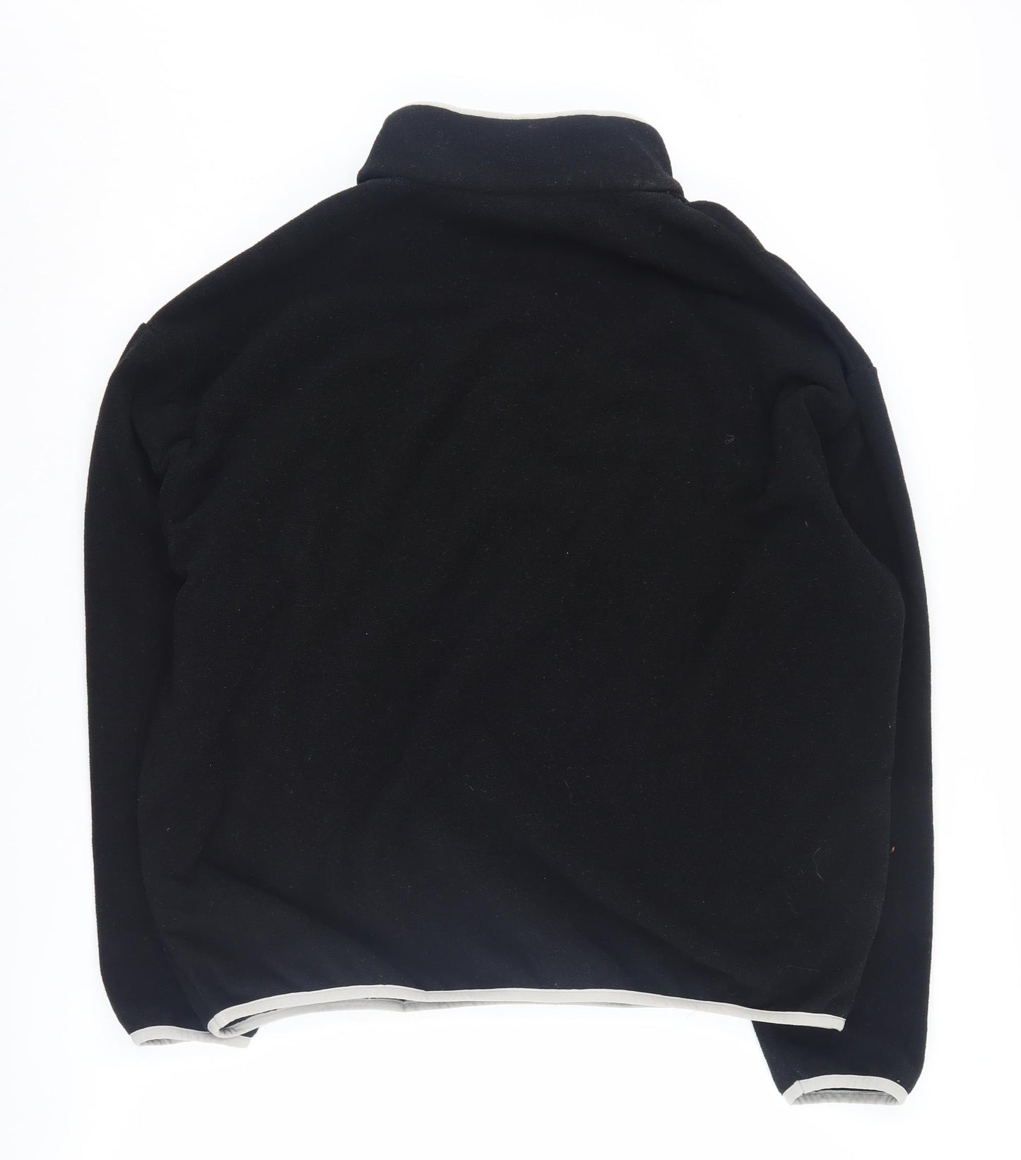 Unisex Adults UK Size L ASOS Black Henley Sweatshirt