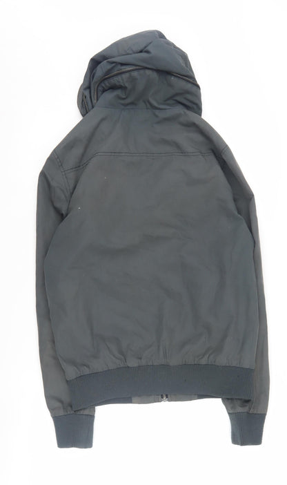 Mens UK Size S FLY53 Grey Bomber Jacket