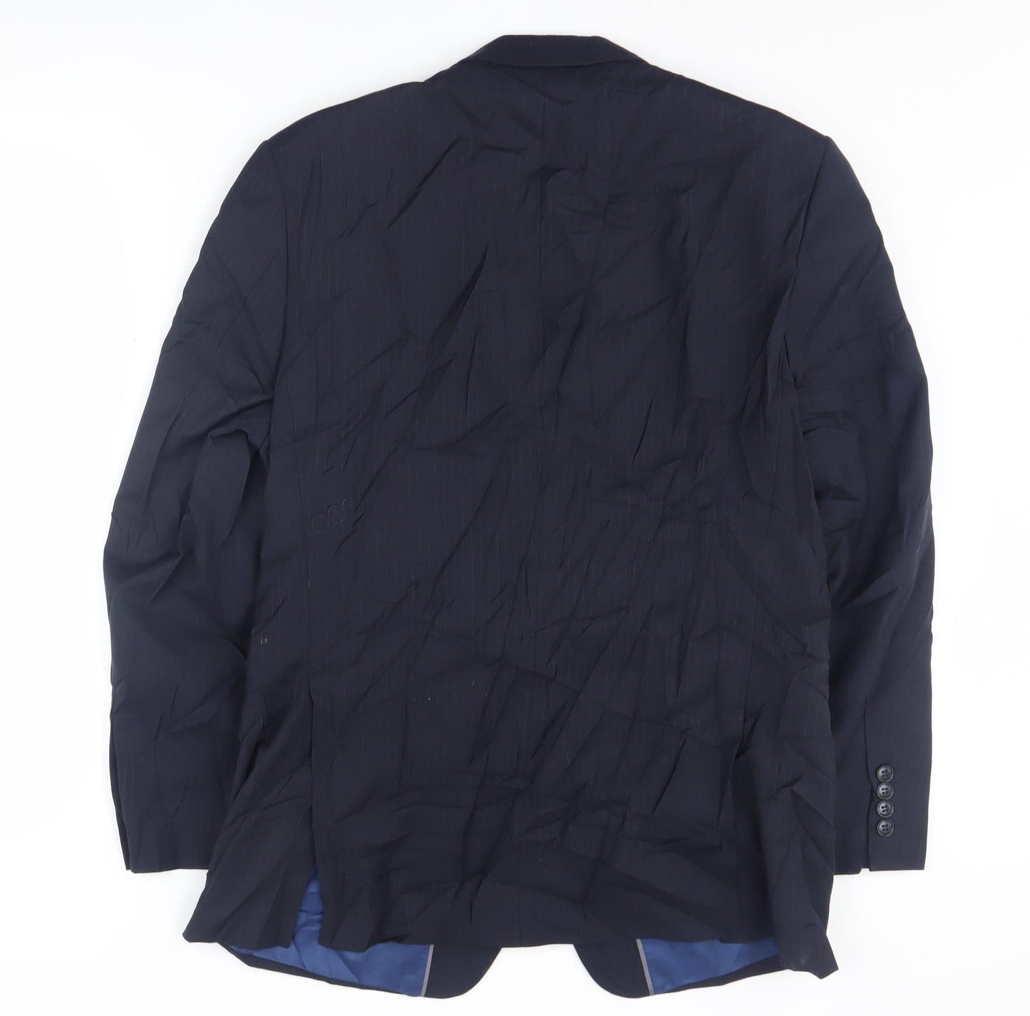 Mens UK Size 40 Marks and Spencer Regular Blue Suit Jacket