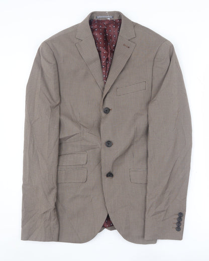 Mens UK Size 36 NEXT Regular Brown Suit Jacket