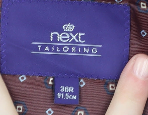 Mens UK Size 36 NEXT Regular Brown Suit Jacket