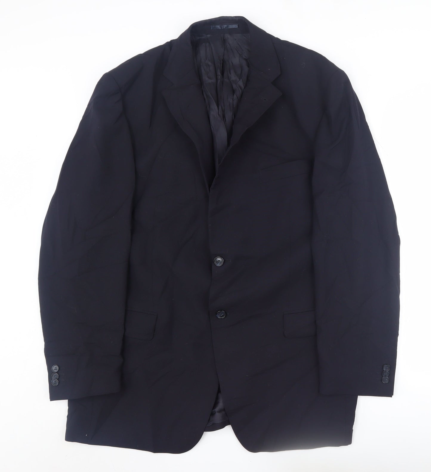 Aherne's Mens Blue Blazer Size 54 Wool