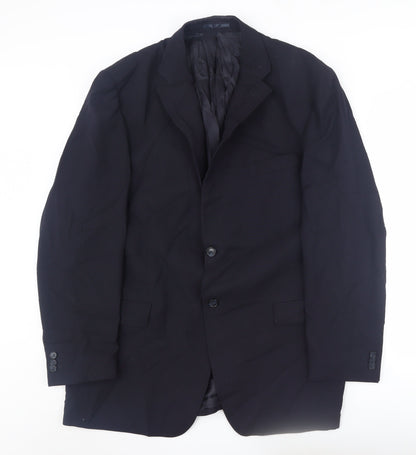 Aherne's Mens Blue Blazer Size 54 Wool