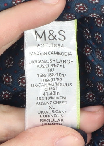 Mens UK Size 42 Marks and Spencer Regular Grey Suit Waistcoat