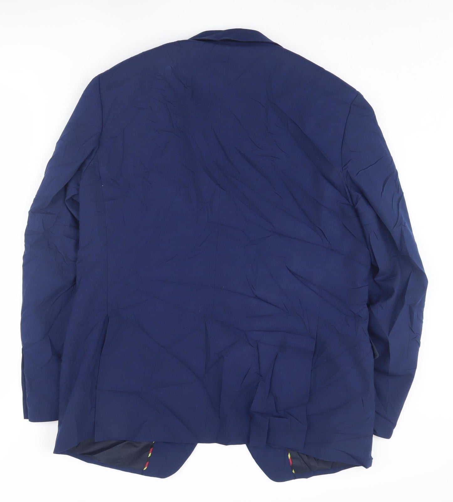 Mens UK Size 44 Jeff Banks Regular Blue Suit Jacket