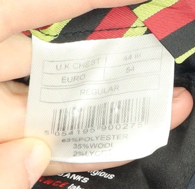 Mens UK Size 44 Jeff Banks Regular Blue Suit Jacket