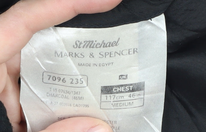 Mens UK Size 46 Marks and Spencer Regular Grey Suit Jacket