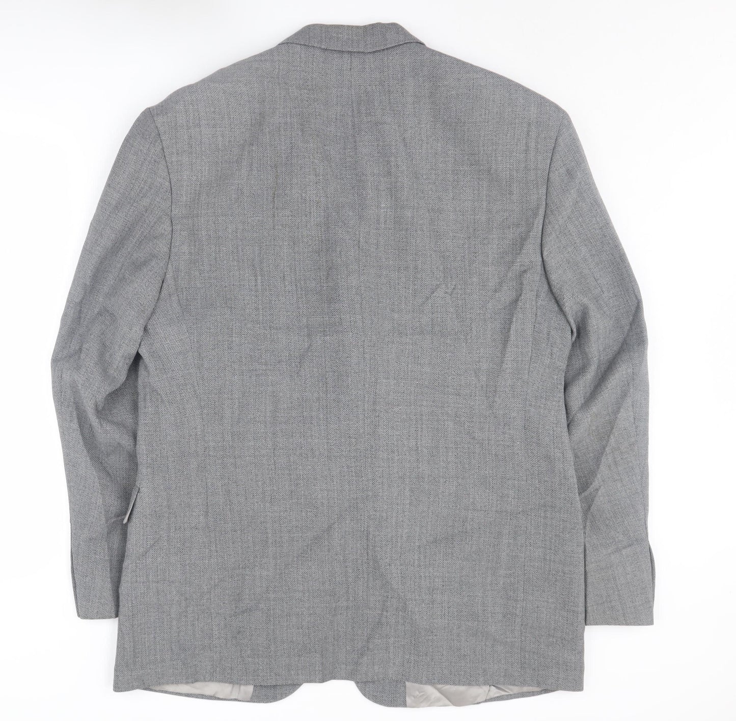 Michael Stewart Men's Grey Blazer, Size 44R, Classic Formal Jacket