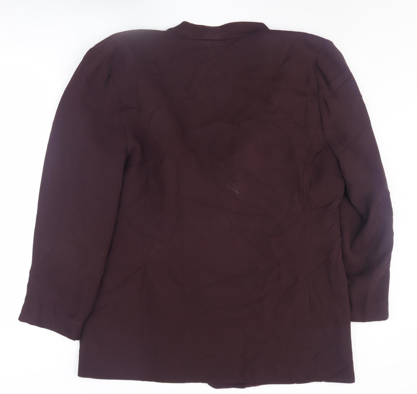 Ellen Tracy Women's Brown Blazer, Size 16, Autumn Business Jacket