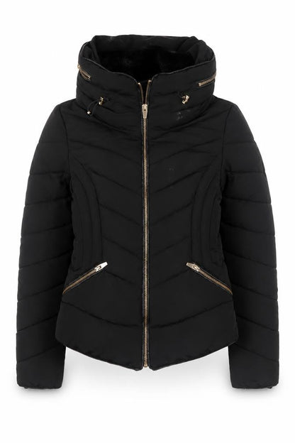 Womens UK Size XS Zara Black Puffer Jacket