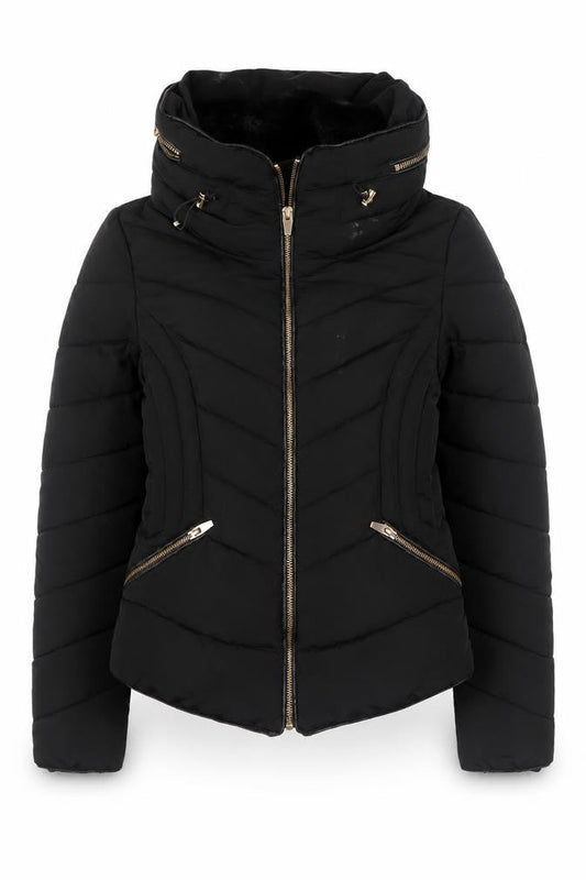 Womens UK Size XS Zara Black Puffer Jacket