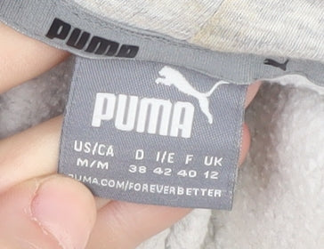 Puma Women's Grey Pullover Hoodie Size 12