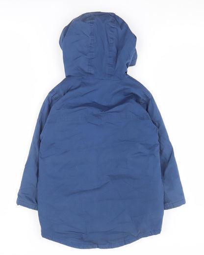 Little Lighthouse Boys Blue Hooded Jacket 5-6 Years