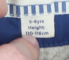 Little Lighthouse Boys Blue Hooded Jacket 5-6 Years