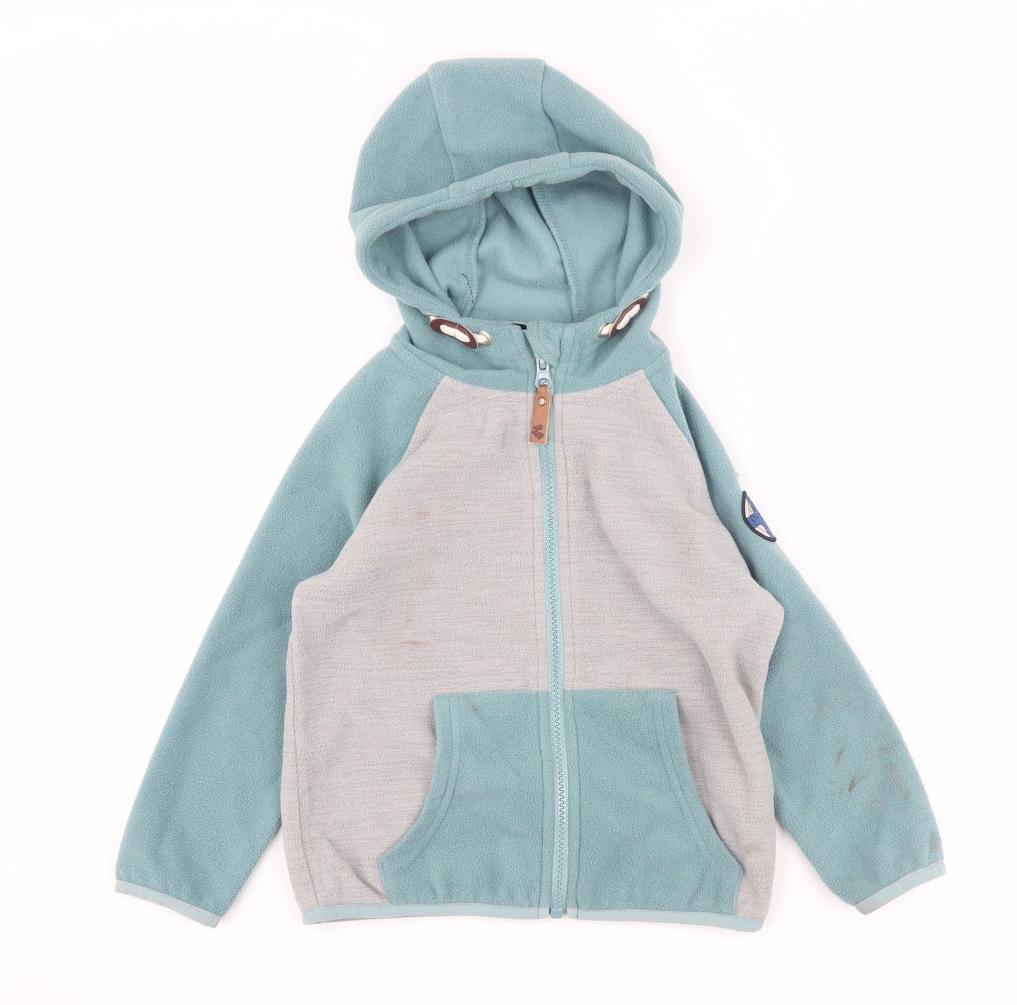 Rukka Boys Blue Full Zip Hoodie - 4 Years