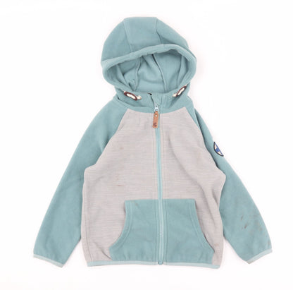 Rukka Boys Blue Full Zip Hoodie - 4 Years