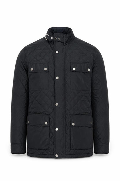 Mens UK Size M Advocate 565 Black Quilted Coat