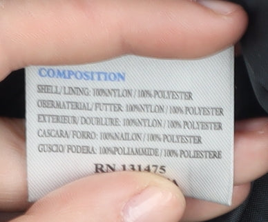 Advocate 565 Men's Black Quilted Jacket Medium