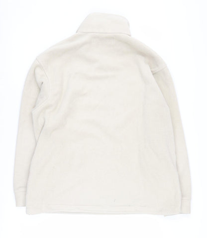 Mens UK Size S Karrimor Beige 1/4 Zip Sweatshirt