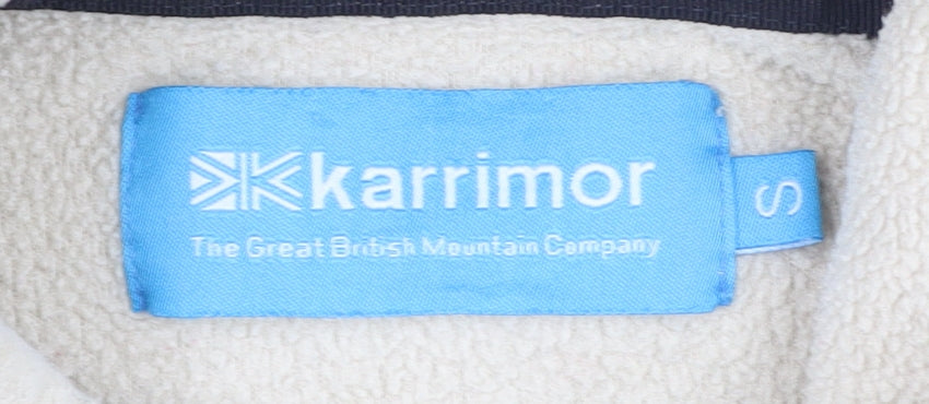 Mens UK Size S Karrimor Beige 1/4 Zip Sweatshirt