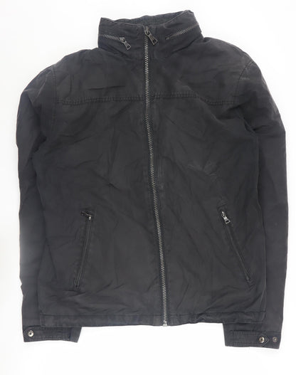 Mens UK Size M Marks and Spencer Black Basic Jacket