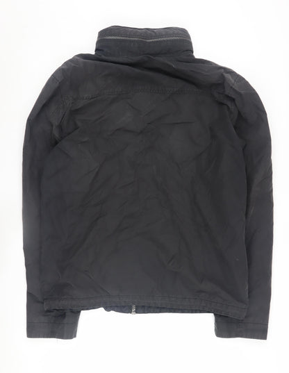 Mens UK Size M Marks and Spencer Black Basic Jacket