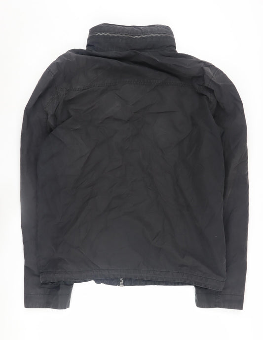 Mens UK Size M Marks and Spencer Black Basic Jacket
