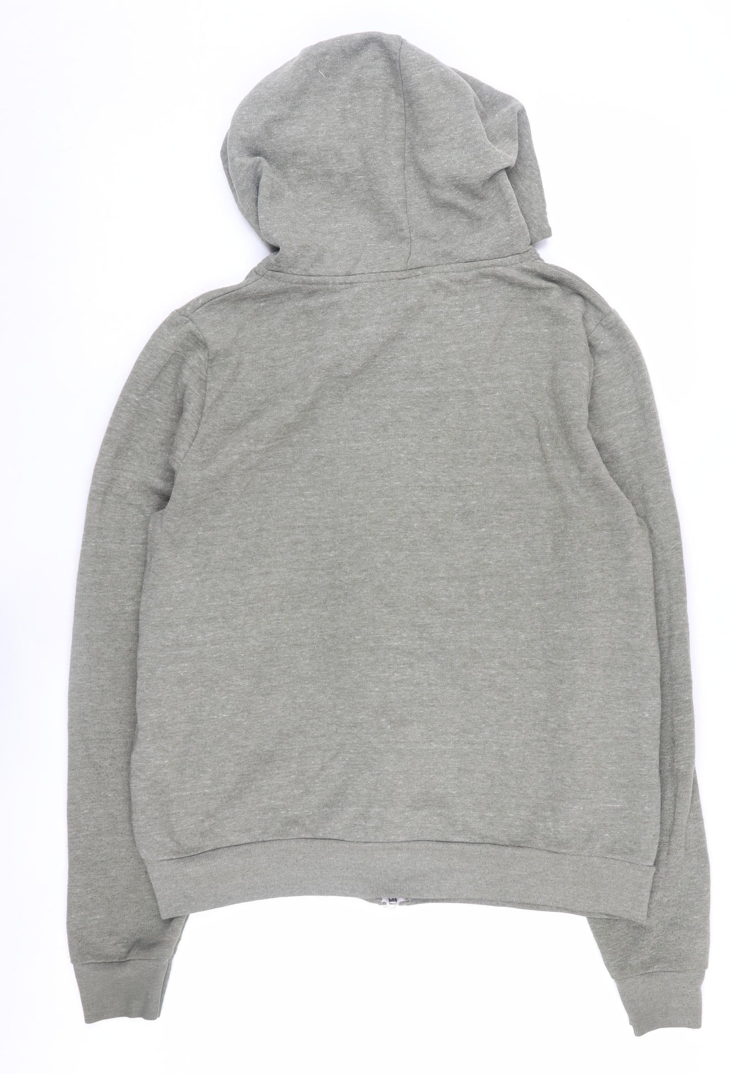 Topshop Women Grey Full Zip Hoodie Size 12