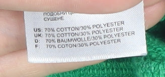 Adidas Men's Green XS Pullover Hoodie with Logo