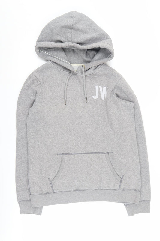 Womens UK Size 12 Jack Wills Grey Pullover Hoodie