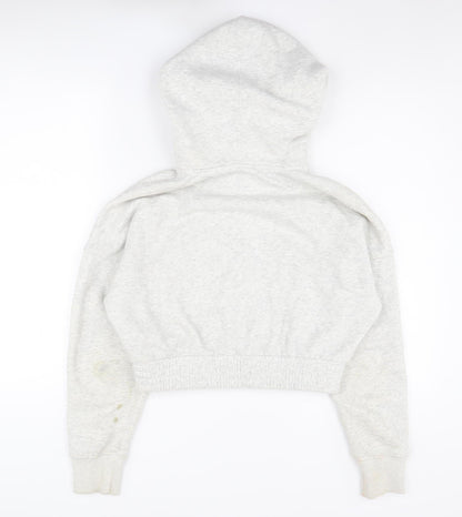 Abercrombie & Fitch Women's Ivory Full Zip Hoodie XS