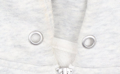 Abercrombie & Fitch Women's Ivory Full Zip Hoodie XS