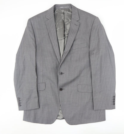 Mens UK Size 42 Ben Sherman Regular Grey Suit Jacket