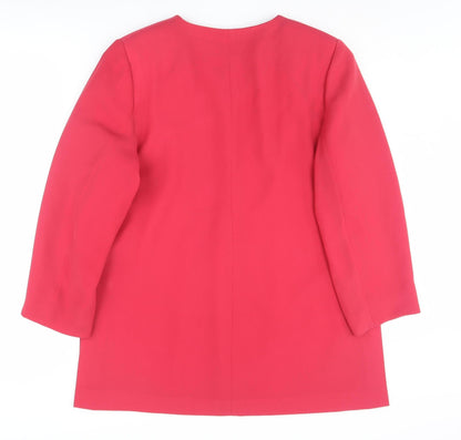 Marks and Spencer Women’s Red Blazer Size 18 Long Sleeve