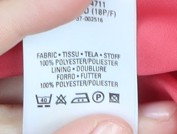 Marks and Spencer Women’s Red Blazer Size 18 Long Sleeve