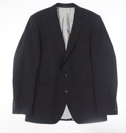 Montego Men's Black Regular Fit Blazer Jacket 42